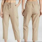 Athleta Farallon Cargo Crop Lifestyle Travel Pants cotton blend size 6 Photo 1