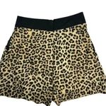 ZARA Women's Leopard Print High-Rise Culottes Shorts Size XS Brown and Black Photo 0