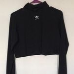 Adidas Crop Top Pullover Black Size XL Photo 0