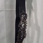 BCBGMAXAZRIA  Black Beaded Women's Belt Photo 3