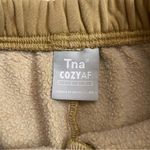 Aritzia TNA Sweat Shorts Cozy AF Fleece Lounge Athletic Travel Mustard Yellow Photo 3