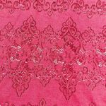 Forever 21 Cranberry Long Sleeve Cut Out Lace Top Photo 2