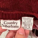 Vintage Argyle Sweater Vest Red Size M Photo 1