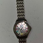 💙 Avon Rainbow Polka Dot Braided Ladies Analog Watch Silver Photo 1
