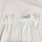 CROSBY by Mollie Burch • Cream Ruffled Flowy Top Size Small Photo 6