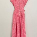 Milanzo | Vintage 80s Pink Floral A Photo 2