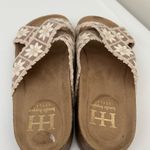 Haute Hippie  Makayla Crochet Sandals Cream Tan Size 6.5 Photo 6