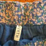 Mirth Patterned Floral “Blueberry” Shorts & Top Set | S Blue Photo 4