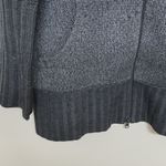 Smartwool Women Sweater Small Gray Knit Merino Wool Zip Long Sleeve Pockets Flaw Photo 3