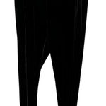 Chico's Zenergy Women's Brown Velvet Leggings Size US 12 Ruched Leg Casual Fall Photo 0