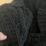 Free People  Chunky Knit Oversized Sweater Black Size Medium Photo 8