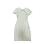 Urban Outfitters Ribbed Cutout Back Mini Dress Women's Size S Green Short Sleeve Photo 1