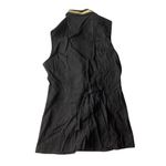 Vintage John Roberts Long Vest Black Size 8 Photo 5