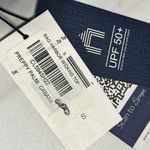 NWT Cabana Life Performance Zip Top Blue Preppy Palm UPF 50+ Wicking Mesh size S Photo 5