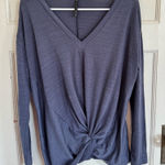 Kuhl  blue gray twistee long sleeve shirt size medium Photo 0