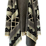 Anthropologie ii Sisters Angora Blend Cardigan Sweater Size S/M Western Fringe Photo 0