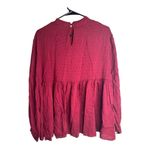 Altar'd State Altar’d State Baby Doll Top In Wine Photo 1