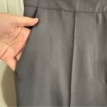 Gray pleated trouser pants size large Photo 1