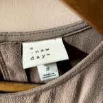A New Day  NWT Dusty Brown KeyHole Back Blouse Size S Photo 3