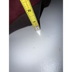 Coach Rianna Women's Wedge Heels Size 7.5 Signature Suede Red Burgundy Bow J Photo 2