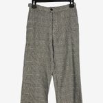 Brandy Melville John Galt Glen Plaid Straight Leg Trousers Black White One Size Photo 2
