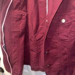 Venezia Deep burgundy Jacket EUC woman’s size 14/16 Red Photo 3
