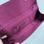 Apt. 9  Purple Satin Rosette Clutch Crossbody Evening Bag Purse Y2k Photo 8
