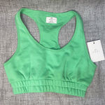 Cozi Green Women's Sports Bra Cotton Blend NWT size M Photo 0