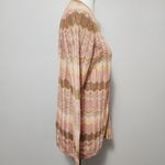 Moda International lurex chevron cardigan size large Photo 2