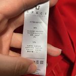 Space Style Concept Red Cut Out Ruffles Mini Dress Size 40 or US XS Photo 3