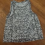 Lululemon Women’s Sole Training Tank Ice Breaker White Black Size 2 Photo 0