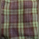 DL1961  Blue and Green Plaid Button-Up Shirt Dress Photo 4