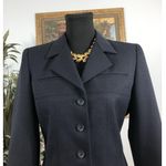 Rachel Z Women Suit Jacket Size 6 Blue 5 Buttons Fitted Whimsigoth Preppy Fairy Photo 2