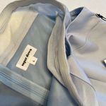 superdown Revolve   Meghan Mesh Stripe Dress Size large baby blue mini dress NWT Photo 4