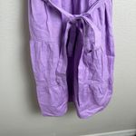 J.Crew  NEW‎ Faux Wrap Sleeveless Tiered Skirt Dress Size 4 in Bright Lilac Photo 8