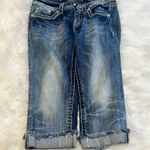 Miss Me Women’s  rhinestone embellished Capri jeans. Size 27 Photo 0