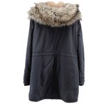 Lucky Brand Navy Extremely Soft Faux Fur Lined Hiking Camping Jacket Size XS Photo 6