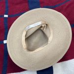 Seafolly  Australia Collapsible Fedora Sun Hat Adjustable Size O/S Gold Tassels Photo 3