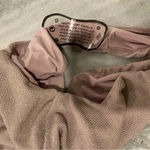 Good American NWOT Lavender Gold Sparkle Thin Strap Scoop Neck Bodysuit Size L Photo 5