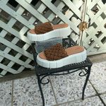 Anthropologie Maeve Crochet Platform Sandals Photo 5