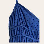 La Maison Talulah Sorrento Blue Polka Dot Print Sweetheart Midi Dress Size S Photo 6