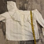 Source Unknown Zhang White Off-Shoulder Women's Top Photo 8