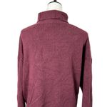 Treasure & Bond Sweater Turtleneck Long Sleeve Cotton Blend Burgundy W Small NWT Photo 5