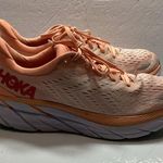 Hoka one one Clifton 8 Women's Peach Athletic Shoes Orange Size undefined Photo 3