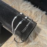 Cross Braided Bracelet Trio Perfect Stocking Stuffer Black Photo 3