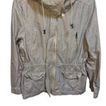 H&M Label of Graded Goods SZ 8 Black & White Pinstripe Fit & Flare Peplum Jacket Photo 1