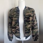 Rock & Republic  Camo Zip Up Sherpa Fleece Jacket Size‎ Women's Small Photo 3