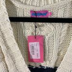 Edikted  Women Cream Tinsley Oversized Cable Knit Cardigan Size XS/S NWT Photo 4