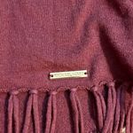 Michael Kors Merlot Cowl Neck Fringe Bottom Sweater Photo 2