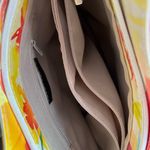 Vibrant Floral Women's Tote Bag made in ITALY Red Photo 5